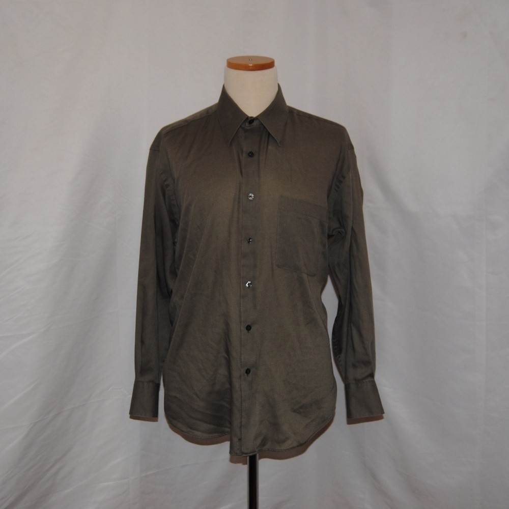 YSL Grey button down